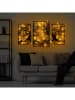 ABERTO DESIGN LED-Wanddekor "Tree Person" - (B)116 x (H)71 cm