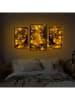 ABERTO DESIGN LED-Wanddekor "Tree Person" - (B)116 x (H)71 cm