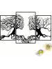 ABERTO DESIGN LED-Wanddekor "Tree Person" - (B)116 x (H)71 cm