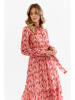 made of emotion Jurk wit/rood