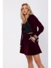 made of emotion Fluwelen rok bordeaux