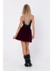 made of emotion Fluwelen rok bordeaux