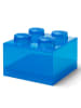 LEGO Opbergbox "Brick 4" blauw - (B)25 x (H)18 x (D)25 cm