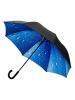 Impliva Parasol w kolorze czarno-niebieskim - Ø 124 cm