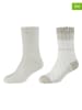 Skechers 2er-Set: Socken in Beige