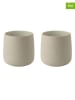 Stelton 2er-Set: Becher ''Emma'' in Beige/ Grau - 220 ml