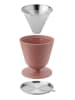 RIG-TIG Kaffeefilter ''Slow'' in Terrakotta - (H)11,5 x Ø 11,5 cm