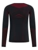 Odlo Funktionsunterhemd "Fundamentals" in Schwarz/ Rot