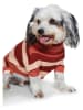 VOV & VUF Hundepullover in Braun/ Rot/ Creme