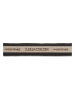 VOV & VUF Hundehalsband in Beige/ Schwarz
