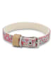 VOV & VUF Hundehalsband in Rot/ Bunt