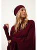 Perfect Cashmere Kasjmieren armstulpen "Zoe" bordeaux