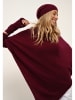 Perfect Cashmere Kasjmieren armstulpen "Zoe" bordeaux