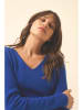 Just Cashmere Kaszmirowy sweter "Joan" w kolorze niebieskim