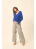 Just Cashmere Kaszmirowy sweter "Joan" w kolorze niebieskim