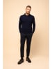 Just Cashmere Kaschmir-Poloshirt "Douglas" in Dunkelblau