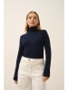 Just Cashmere Kaschmir-Rollkragenpullover "Serelith" in Dunkelblau