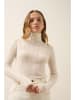Just Cashmere Kaszmirowy golf "Serelith" w kolorze kremowym