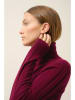 Just Cashmere Kasjmieren coltrui "Serelith" bordeaux