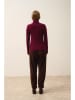 Just Cashmere Kaschmir-Rollkragenpullover "Serelith" in Bordeaux