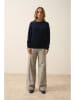 Just Cashmere Kasjmieren trui "Norena" donkerblauw