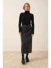 Just Cashmere Kasjmieren coltrui "Miraya" zwart