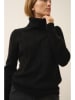 Just Cashmere Kaschmir-Rollkragenpullover "Estelle" in Schwarz