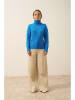 Just Cashmere Kaschmir-Rollkragenpullover "Estelle" in Blau