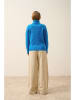 Just Cashmere Kaschmir-Rollkragenpullover "Estelle" in Blau