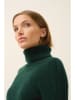 Just Cashmere Kaschmir-Rollkragenpullover "Estelle" in Dunkelgrün