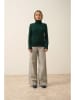 Just Cashmere Kaschmir-Rollkragenpullover "Estelle" in Dunkelgrün