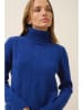 Just Cashmere Kaschmir-Rollkragenpullover "Estelle" in Blau