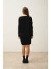 Just Cashmere Kaszmirowa sukienka "Mileya" w kolorze czarnym