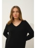 Just Cashmere Kaszmirowa sukienka "Mileya" w kolorze czarnym