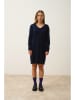 Just Cashmere Kasjmieren jurk "Mileya" donkerblauw