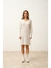 Just Cashmere Kasjmieren jurk "Mileya" crème