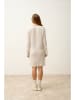 Just Cashmere Kasjmieren jurk "Mileya" crème