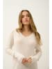 Just Cashmere Kasjmieren jurk "Mileya" crème