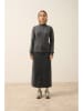 Just Cashmere Kasjmieren trui "Calindra" grijs