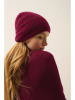 Just Cashmere Kasjmieren muts "Jin" bordeaux