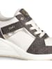 Liu Jo Keilsneakers in Creme/ Braun