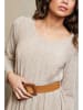 Joséfine Plisseekleid "Balor" in Beige