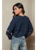 Joséfine Longsleeve "Betsina" donkerblauw