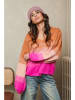 Joséfine Pullover "Chantal" in Pink/ Orange/ Rosa