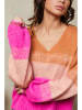 Joséfine Pullover "Chantal" in Pink/ Orange/ Rosa