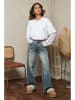 Joséfine Jeans "Flower" - Comfort fit - in Hellblau