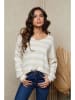 Joséfine Pullover "Quety" in Creme/ Beige