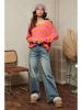 Joséfine Pullover "Quety" in Pink/ Orange