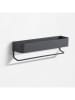 TFT Home Wandregal "Nina" in Grau - (B)35 x (H)10 x (T)8 cm