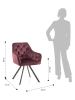 TFT Home Sessel "Wrap" in Rot - (B)58 x (H)84 x (T)57 cm